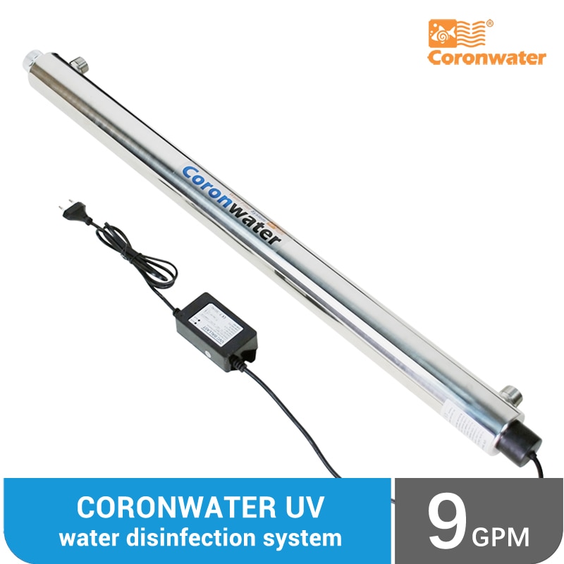 Coronwater  UV ձ ҵ ý, SS304, 9 GPM..